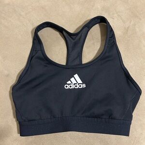 Adidas Black Sports Bra Racerback Design